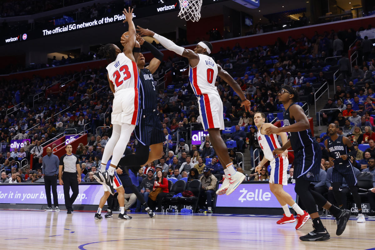 Jalen Duren, Jaden Ivey, Paolo Banchero, Pistons, Magic